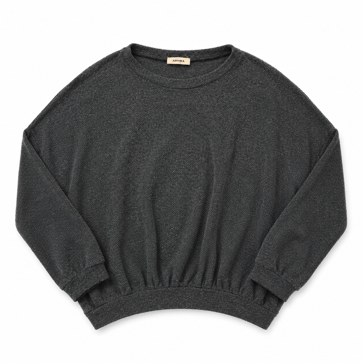 Dark Green Knit Fuzzy Sweater