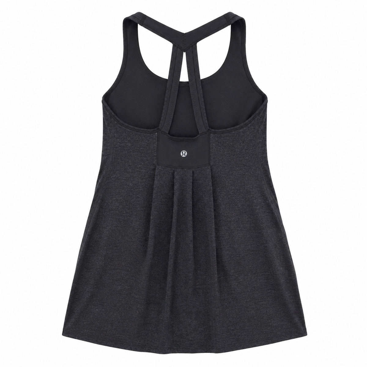 Lululemon Charcoal Racer Back Athletic Dress