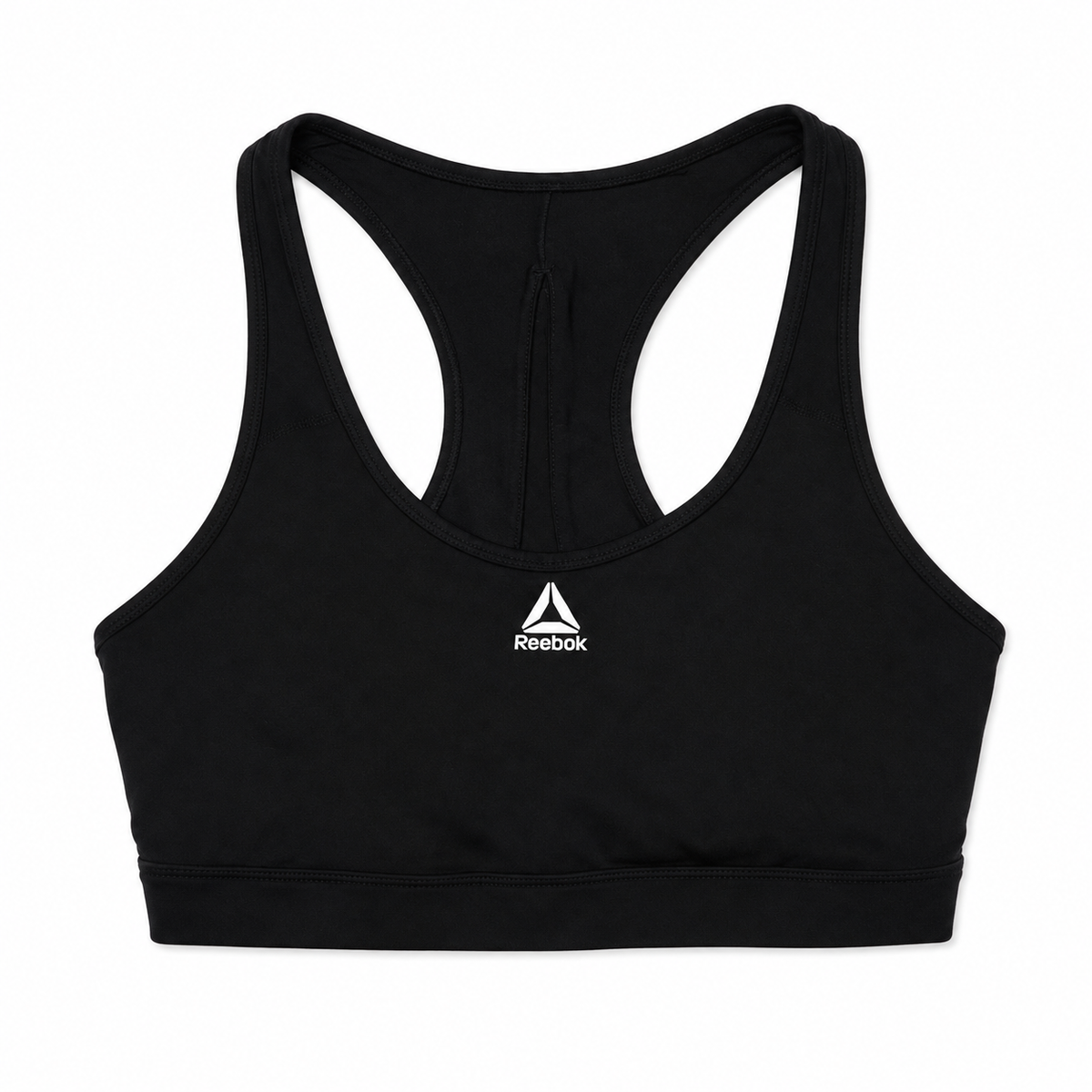 Black Racer Back Sports Bra - Size Large
