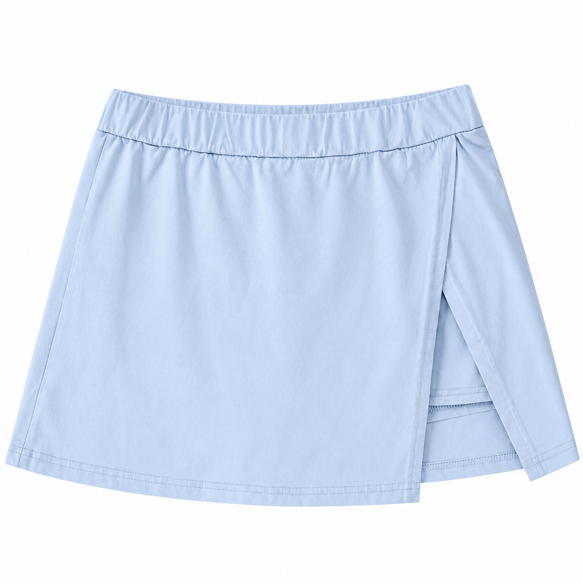 Cloud Nine Powder Blue Crop Top & Wrap Skort Set