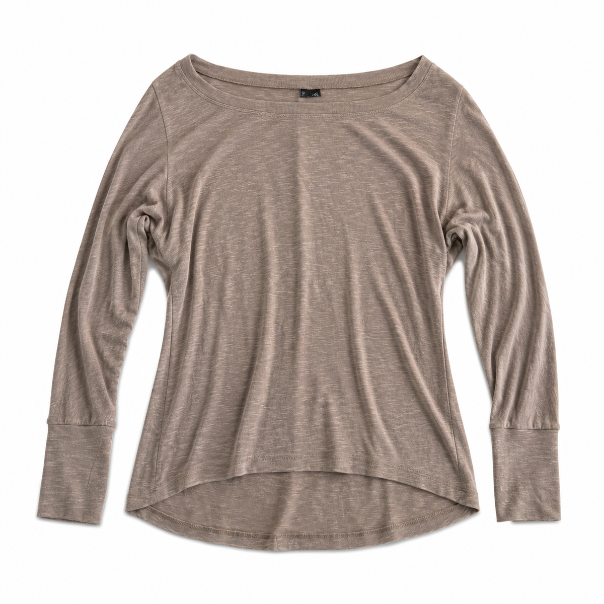 Everyday Essential Tan Long Sleeve Top - Size Medium