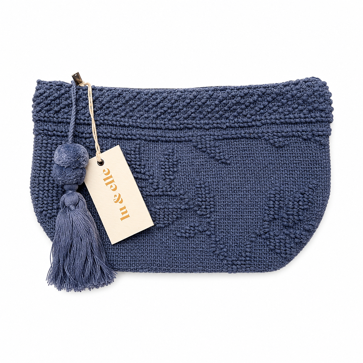 Boho Blue Makeup Bag