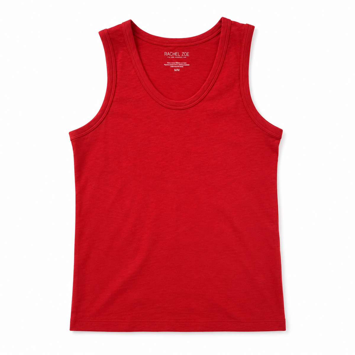 Red Loose Fit Tank - Size Medium