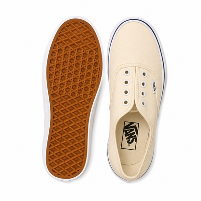 Vans Cream Canvas Sneakers-Size 6.5