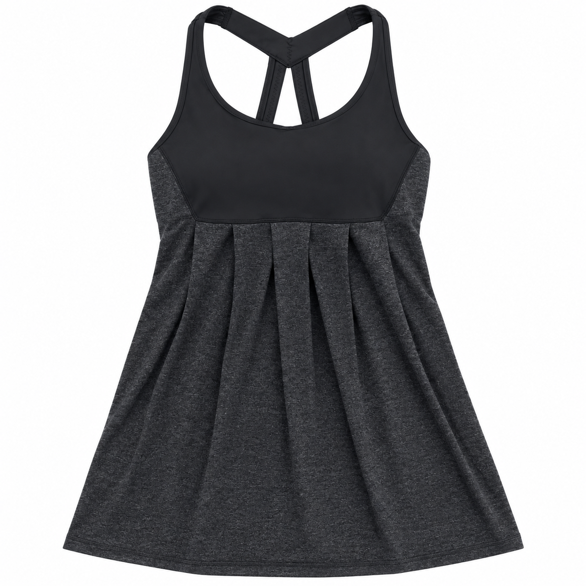 Lululemon Charcoal Racer Back Athletic Dress