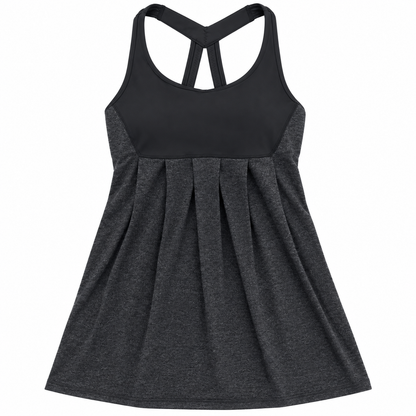 Lululemon Charcoal Racer Back Athletic Dress