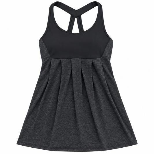 Lululemon Charcoal Racer Back Athletic Dress