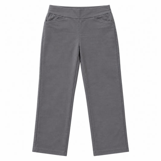 Everyday Essential Charcoal Straight Leg Pull-On Pants