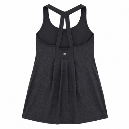 Lululemon Charcoal Racer Back Athletic Dress
