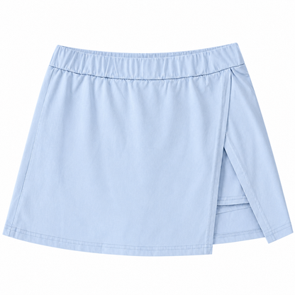 Cloud Nine Powder Blue Crop Top & Wrap Skort Set