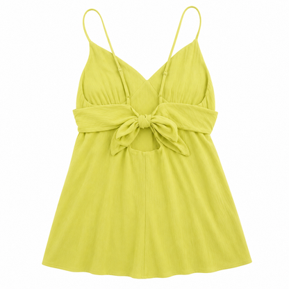 Lime Green Flowy Dress