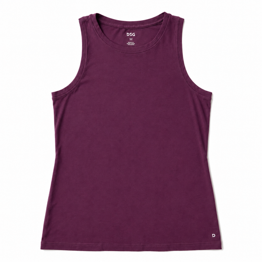 Plum Muscle Tank - Size Medium